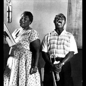 Ella and Louis Armstrong